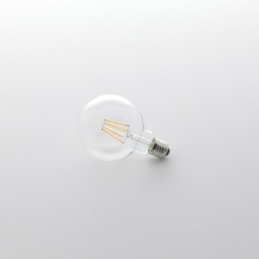 IKEL [일광전구]LED 에디슨전구 G95 6W E26 F-LED 디밍용, 전구색, 1개