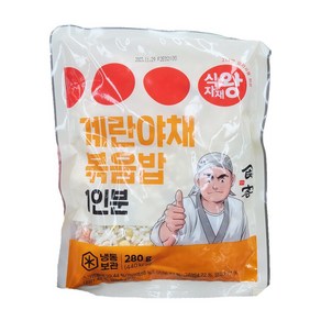 식자재왕 5종 즉석볶음밥(냉동), 계란, 1개, 280g