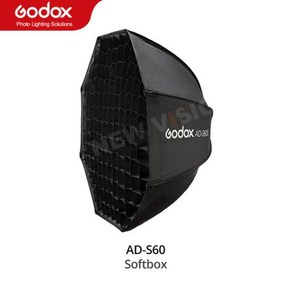 Godox ML60II Bi 액세서리 AK-B01 AK-B02 배터리 어댑터 ML-CD15 확산 돔 ML-SF3030 AD-S60S 소프트박스 MLP36K 스포트라이트 렌즈, 6) AD-S60S