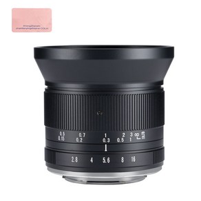 7Atisans 12mm F2.8 II 초광각 렌즈, EOS-M 마운트