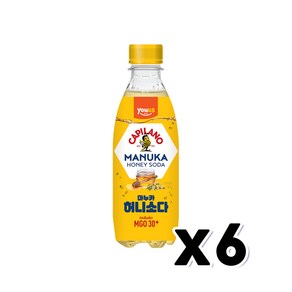 유어스 마누카 허니소다 페트음료 350ml x 6개