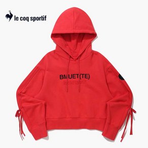 [르꼬끄] BMUTE(TE)콜라보 로고후드티 QP422OHDO7 RED