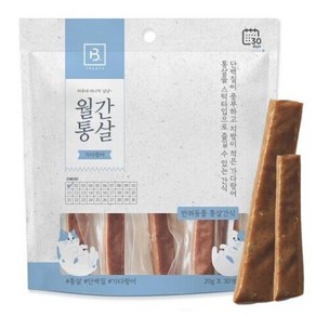 고양이 통살 간식 가다랑어 30개입 1P 져키 소시지, 단품