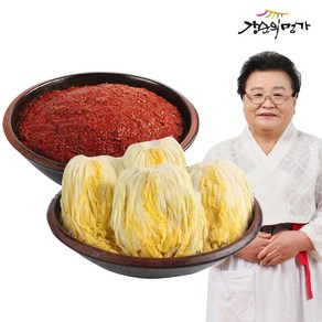 [강순의명가] 절임배추 10kg + 김치양념 4kg, 1개