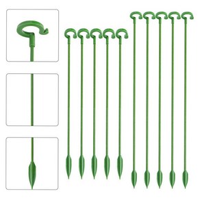 에즈앙 원예 식물 지지대 화분 오링 지주대 27cm, 10개