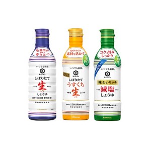 기꼬망 시보리타테 일본 간장 450ml 3종 택1, 저염간장, 1개