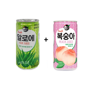 대일 참맑은 알로에 175ml 30개 + 복숭아 175ml 30개, 60개