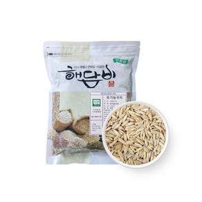 국내산 유기농귀리 500g (2024년산), 1개