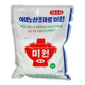 대상 미원 업소용 2kg 식품 > 가루/조미료/향신료 조미료/향신료 기타조미료, 1개