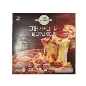 고메 시카고피자 페퍼로니 토마토390G, 390g, 1개