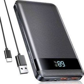 SKJVXT PD 22.5W 고속충전 대용량 보조배터리 QC3.0 잔량표시 10000mAh-20000mAh 멀티단자, 10000mAh