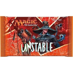 Magic The Gatheing Unstable Booste Pack Tading Cad Game 매직 더 개더링 불안정한 부스터 팩 트레이딩 카드 게임 - 부스터 팩 1, Magic The Gatheing Unstable B, 1개