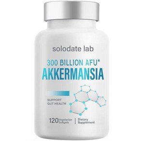 solodate lab 3000억 AFU Akkemansia 프로바이오틱스 여성 및 남, 1개