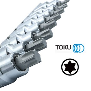 TOKU(도쿠) 1/2인치 별핸드소켓세트 8pcs T타입