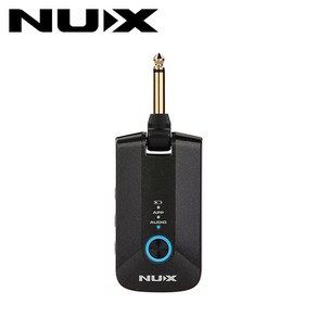 NuX - Mighty Plug Po / 멀티이펙터 내장 기타 & 베이스 헤드폰 앰프 (MP-3), 헤드폰앰프, 블랙, Nux - Mighty Plug Po (MP-3), 1개