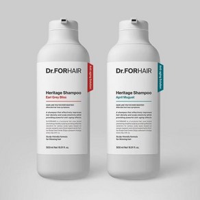 DR.FORHAIR 헤리티지 샴푸 500ml 2개 148494, 얼그레이 블리스