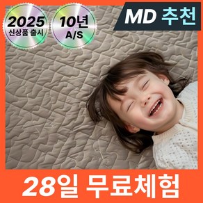 [2025년형] 순탄소매트 전자파 없는 카본 탄소매트 EMF인증 워셔블 침대용전기매트, 퀸사이즈 140*190cm