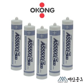 오공 지물용 도배용 수성 실리콘 AS5500E 270ml 백색 벽면균열 벽지 마감 줄눈, 1개