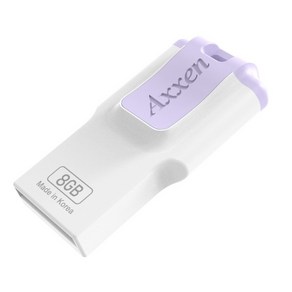 AXXEN USB메모리 H43 QUAD USB 2.0 퍼플, 8GB