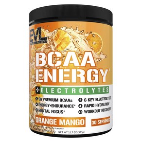 EVLUTIONNUTRITION BCAA 에너지 전해질 오렌지 망고