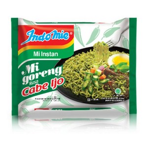 인도미볶음면 미고랭 그린 칠리 85g x 5봉입Indomie Mi Goeng Peisa Cili Hijau, 5개