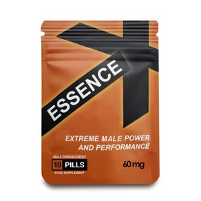 MAPEinc 영국직배 ESSENCEX 남성 성능 60mg 허브 에너지 체력 정제 자연스럽고 안전한 복합 포뮬러 지속되는 효과 보충제, 1개, 10정