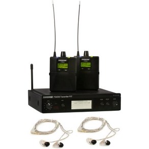 Shue PSM300 Twin Pack Po P3TRA215TWP 무선 인이어 모니터 시스템 G20 밴드, Single_H20 Band (518-542 MHz)