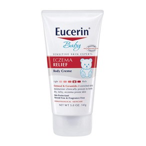 Eucerin Baby Eczema Relief Body Cream 유세린 베이비 에크즈마 바디 크림 141g (5oz) 유아 습진 진정