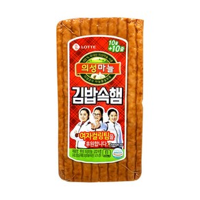 롯데웰푸드 롯데햄 의성마늘 김밥속햄 200g, 20개