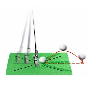 골프 트레이닝 매트/ 스윙 가이드라인/ 골프연습 (WBDC248), LW스윙궤적매트(그린)