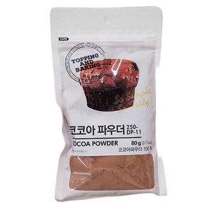 브레드가든 템퍼링이 되어있는 코코아파우더, 80g, 1개입, 1개, 80g