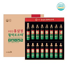 6년근 홍삼정 활력포르테 앰플 20mlx16병 홍삼근75%+홍미삼25%, 320ml, 1개