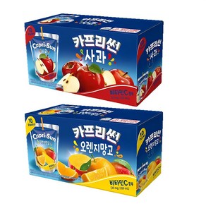 카프리썬 오렌지망고 200ml 10개+사과 10개, 20개, 4L