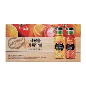 델몬트사랑을가득담아세트 180MLx12입롯데칠성음료(주), 1세트, 180ml