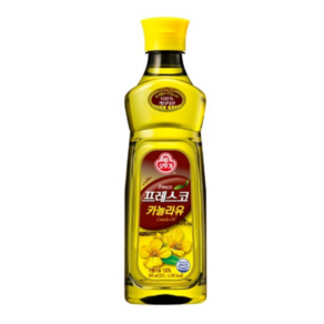 백앤 오뚜기 프레스코 카놀라유, 500ml, 2개