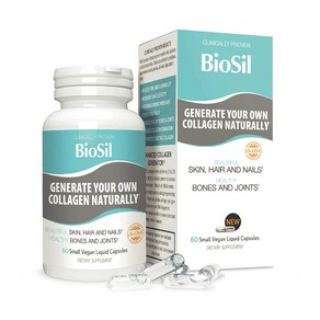 네추럴팩터스 바이오실 어드밴스드 콜라겐 제네레이터 60 액상 캡슐 Biosil Advanced Collagen Geneato 60 Liquid capsules, 1개, 60L