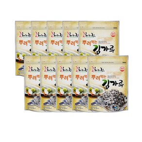 광천해저김 뿌려먹는김가루 70g 10봉, 10개