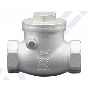 스텐 스윙 체크밸브 15A(1/2인치) (SUS Swing Check Valve), 1개