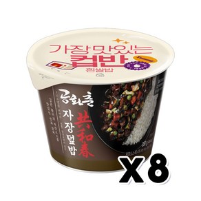 공화춘 자장덮밥 짜장햇반 즉석컵밥 280g, 8개