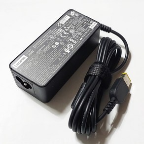 레노버 노트북 충전기 20V 2.25A 45W 연결잭 사각 USB 타입 슬림팁