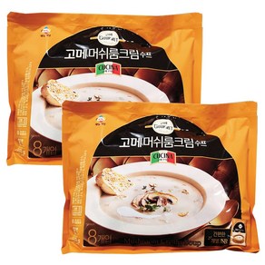 코스트코 씨제이 고메머쉬룸크림스프1440g(180g X 8입) X 2개 아이스포장무료, 1.44kg