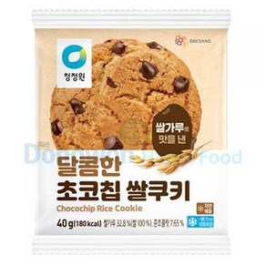 청정원달콤한초코칩쌀쿠키 대상 냉동 40gx30입, 40g, 30개