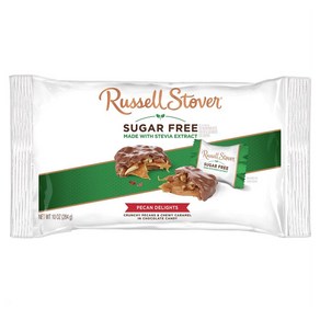 러셀스토버 피칸 딜라이트 RUSSELL STOVER Suga Fee Pecan Delight Chocolate Candy 10 oz. bag, 1개, 284g