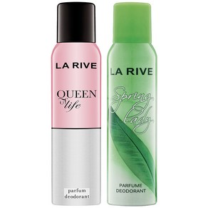 [1+1 행사] 라리브 퍼퓸 데오드란트 2종 (퀸+스프링레이디) 150ml*2종, 150ml, 2개