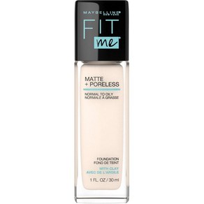 Maybelline 메이블린 핏 미 매트 포어리스 110 Porcelain 포셀린 파운데이션 30ml Fit Me Matte Poreless Foundation