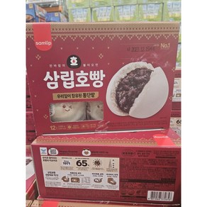 삼립호빵 우리밀 통단팥, 1.08kg, 1개