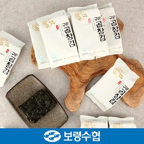 [보령수협] 수협김 곱창 도시락김 32봉 / 곱창김 구운 곱창김, 32개