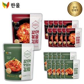 한울 맛김치80g 10개+원조 볶음김치100g 10개, 1개