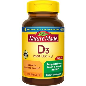 Naturemade 비타민 D3 2000iu 220정