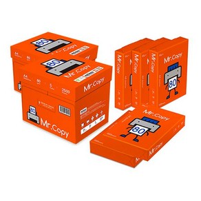 복사용지 A4 80g 미스터카피 M.Copy 5000매, 단품